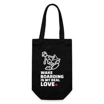 J’adore le wakeboard - Sac à bouteille - noir - Devant