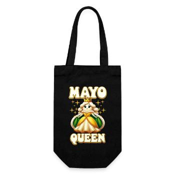Mayonnaise - Geschenkbeutel für Flaschen - Schwarz - Vorne