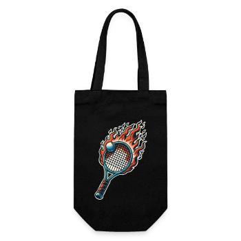 Badminton - Gift Bag for Bottles - black - Front