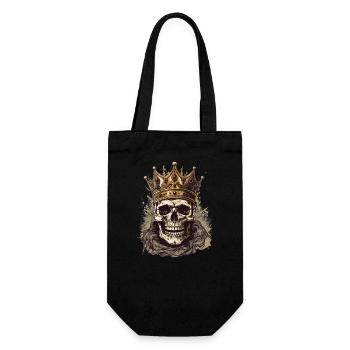 Halloween Skeleton King Sweet Sour Disguise - Gift Bag for Bottles - black - Front