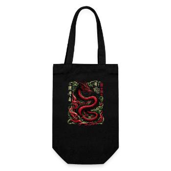 Dragon impérial : Majesté mythique - Sac à bouteille - noir - Devant