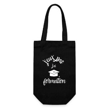 J Peux Pas j ai formation - Sac à bouteille - noir - Devant