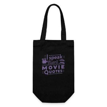Amateur de cinéma Disant Silhouette Minimaliste - Sac à bouteille - noir - Devant