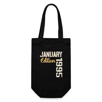 Cadeau D'anniversaire Nées En Janvier 1995 - 1995 - Sac à bouteille - noir - Devant