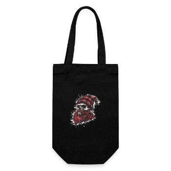 Crâne de bûcheron - Sac à bouteille - noir - Devant