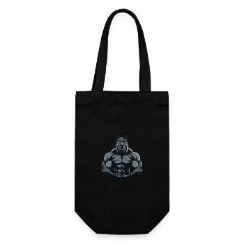 Great Dane Dog Muscles Bodybuilding - Gift Bag for Bottles - black - Front