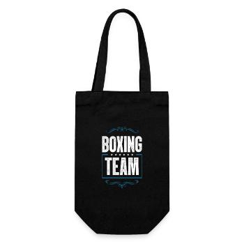 Boxing Crew - Geschenkbeutel für Flaschen - Schwarz - Vorne