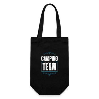 Camping Crew - Gift Bag for Bottles - black - Front
