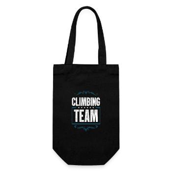 Climbing Crew - Geschenkbeutel für Flaschen - Schwarz - Vorne