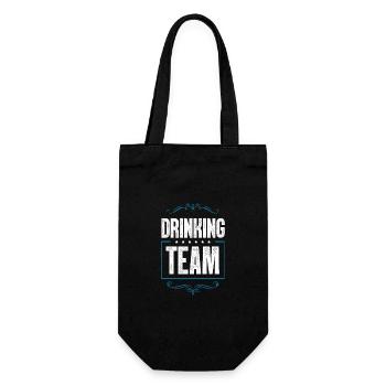 Drinking Crew - Gift Bag for Bottles - black - Front