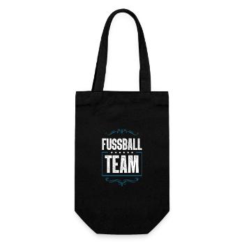 Fussball Team - Geschenkbeutel für Flaschen - Schwarz - Vorne
