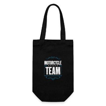 Motorcycle Team - Geschenkbeutel für Flaschen - Schwarz - Vorne
