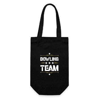 Bowling Team - Geschenkbeutel für Flaschen - Schwarz - Vorne