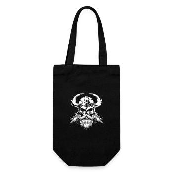 Viking Skeleton - Gift Bag for Bottles - black - Front