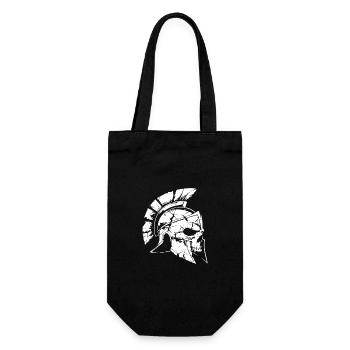 Spartan Gladiator Skull - Gift Bag for Bottles - black - Front
