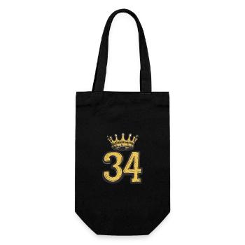 34 Nombre Couronne - Sac à bouteille - noir - Devant