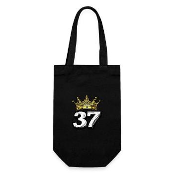37 Nombre Couronne - Sac à bouteille - noir - Devant