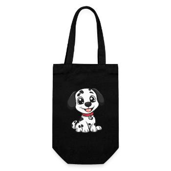 Dalmatian Dog Cute - Gift Bag for Bottles - black - Front