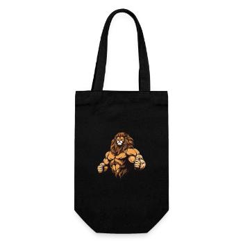 Lion Beast - Gift Bag for Bottles - black - Front