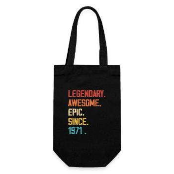 Épique et Légendaire né en 1971 : 53e anniversaire - Sac à bouteille - noir - Devant