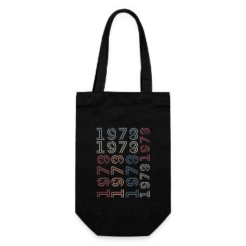 Born In 1978 Birthday Gift 1978 Retro 1978 - Gift Bag for Bottles - black - Front