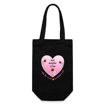 Best Daugther in Law - Gift Bag for Bottles - black - Front