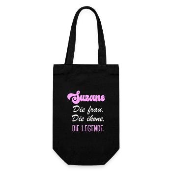 Suzanne die legende - Geschenkbeutel für Flaschen - Schwarz - Vorne