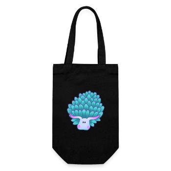 Costasiella kuroshimae sea slug - Gift Bag for Bottles - black - Front