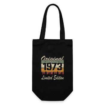 Vintage Anniversaire Idée Cadeau Original 1973 - Sac à bouteille - noir - Devant