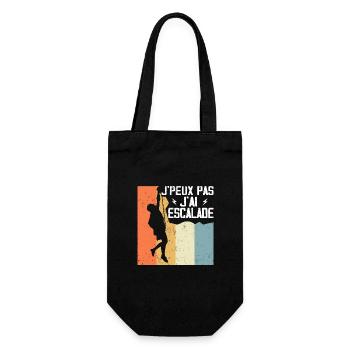 Je Peux Pas J'ai Escalade - Sac à bouteille - noir - Devant