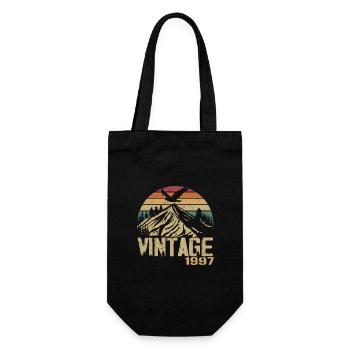Vintage 1997 Cadeau Anniversaire 1997 Retro 1997 - Sac à bouteille - noir - Devant