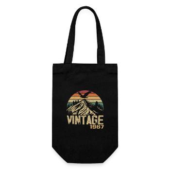 Vintage 1967 Cadeau Anniversaire 1967 Retro 1967 - Sac à bouteille - noir - Devant