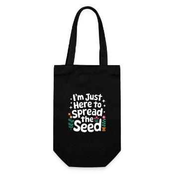 Gardener Garden Plants Gardening - Gift Bag for Bottles - black - Front