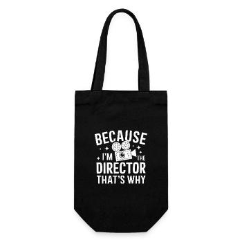 Filmmaker Film Director Cinematographer Film - Gift Bag for Bottles - black - Front