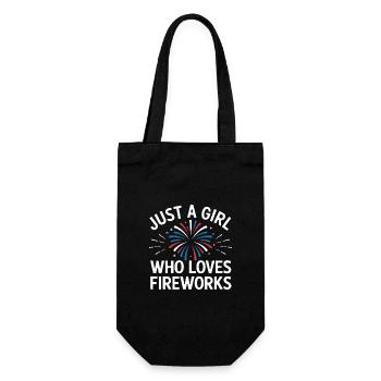 Pyrotechniker Feuerwerk Pyrotechnik - Geschenkbeutel für Flaschen - Schwarz - Vorne