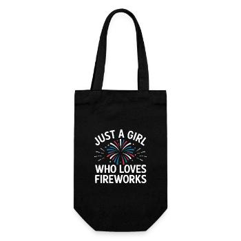 Pyrotechniker Feuerwerk Pyrotechnik - Geschenkbeutel für Flaschen - Schwarz - Vorne