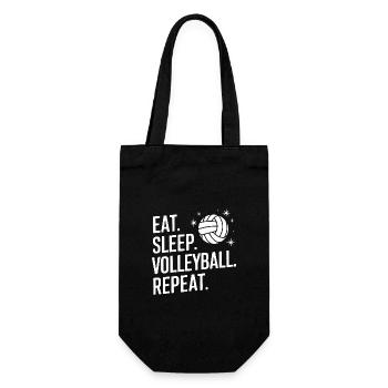 Volleyball Players Beach Volleyball Volleyball Players - Gift Bag for Bottles - black - Front