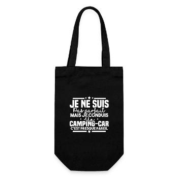 Pas parfait mais je conduis un camping car - Sac à bouteille - noir - Devant