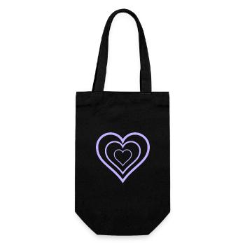 MOTHER'S DAY. HAPPY MOTHER'S DAY. MOM - Gift Bag for Bottles - black - Front
