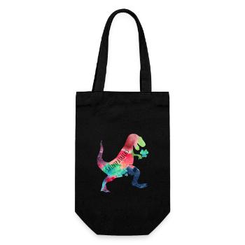 Saint Patricks Trex - Gift Bag for Bottles - black - Front