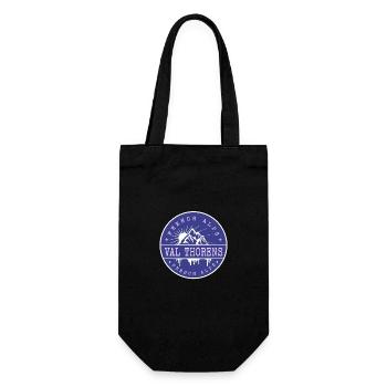 Val Thorens Vintage Alpes Françaises Ski - Sac à bouteille - noir - Devant