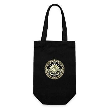 Gold Coast Australia Vintage Sunset - Gift Bag for Bottles - black - Front