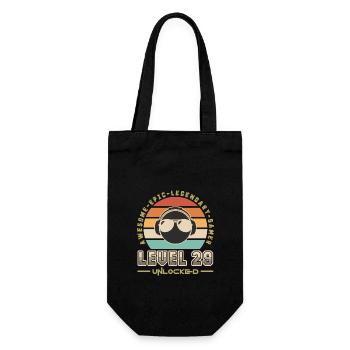 Level 29 - Gift Bag for Bottles - black - Front