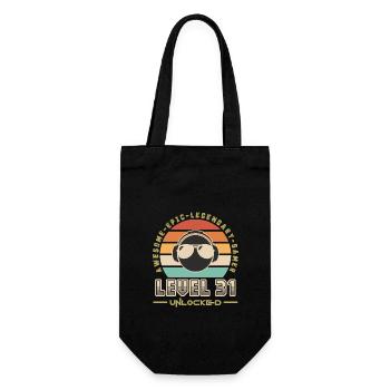 Level 31 - Gift Bag for Bottles - black - Front