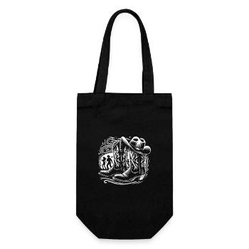 Line Dancing Country Dance - Line Dance Tanzen - Gift Bag for Bottles - black - Front
