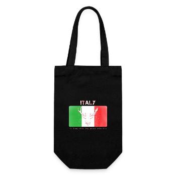 Italy's Wildlife Italy Wildlife - Gift Bag for Bottles - black - Front