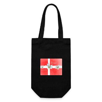 Danemark Danemark Danemark Drapeau - Sac à bouteille - noir - Devant