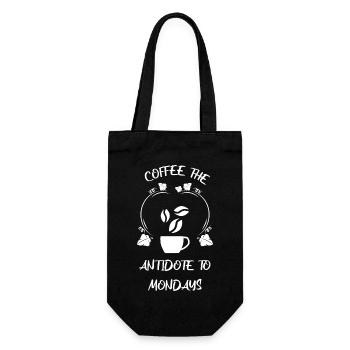 Coffee Espresso Coffee - Gift Bag for Bottles - black - Front