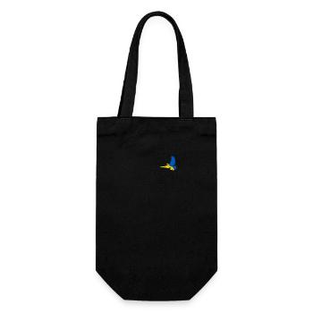 Petite colombe blanche de la paix - Sac à bouteille - noir - Devant