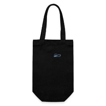 Kettensäge Motorsäge Pocket Design - Geschenkbeutel für Flaschen - Schwarz - Vorne